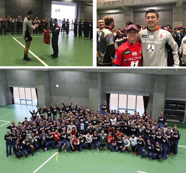 サンウルブズと千葉県消防学校による合同トレーニングを実施しました 市原市ホームページ